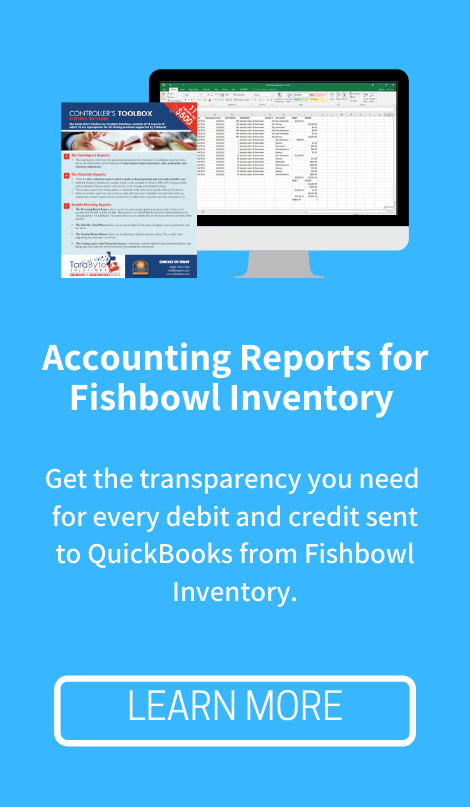 fishbowl inventory report costs of goods on hand