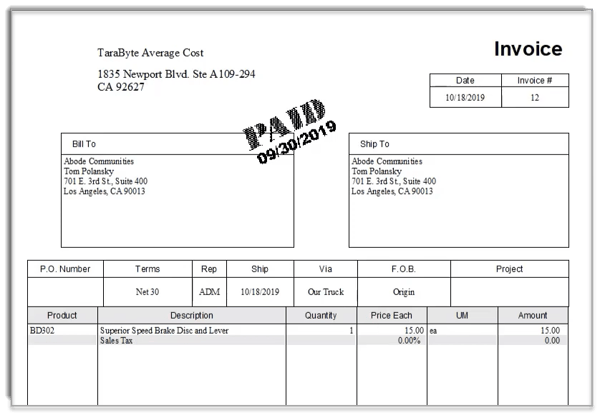 Fishbowl Product Invoice Template Final-3